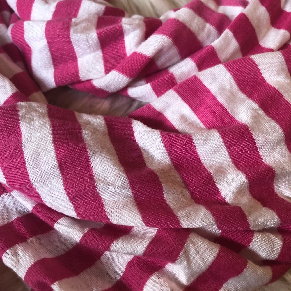 ✨SOLD✨Striped Infinity Scarf - Picture 2 of 2